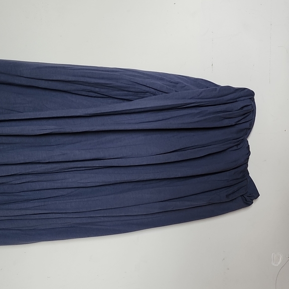 Peruvian Connection Souk Skirt Faux Wrap Deep Blue Skirt Size XL - Picture 6 of 10